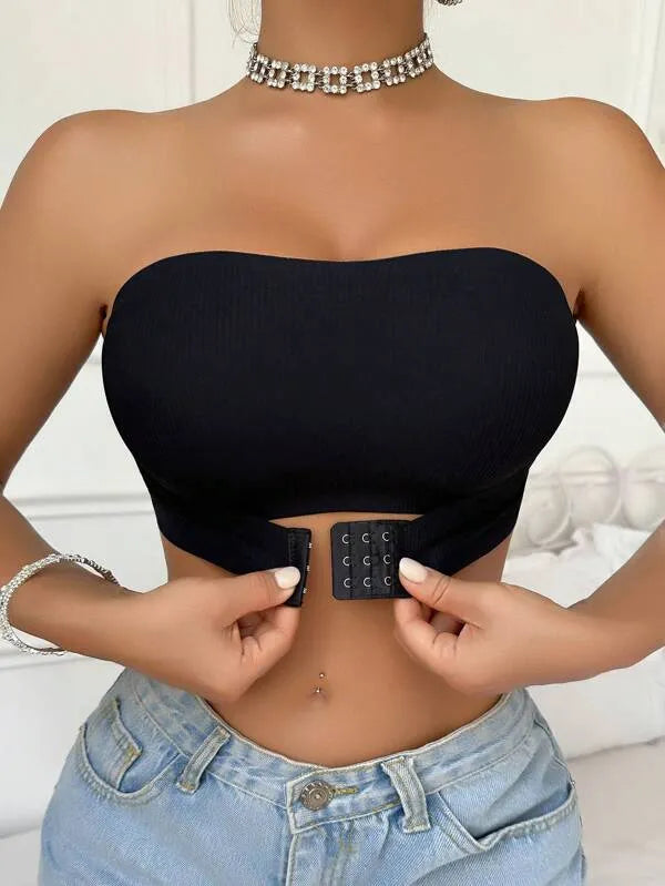 Sutiã Ribbed Front - Fecho Frontal